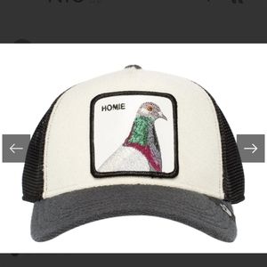 This is an IN SEARCH OF post. I am not selling a Goorin Bros. Pigeon trucker hat